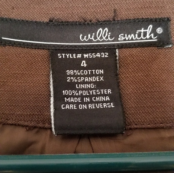 WILL SMITH STUDDED SHORT BROWN BLAZER - Picture 3 of 4